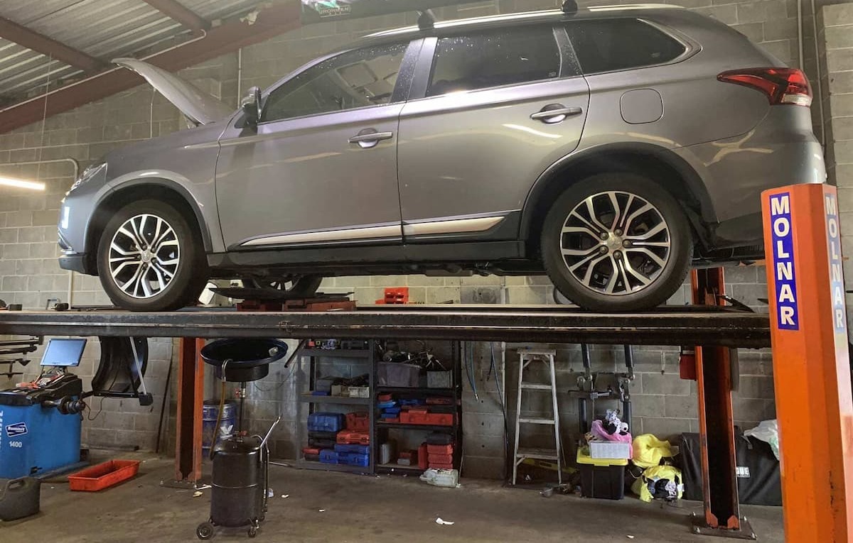 Vehicle at Joe's Auto Service Centre workshop in Forster