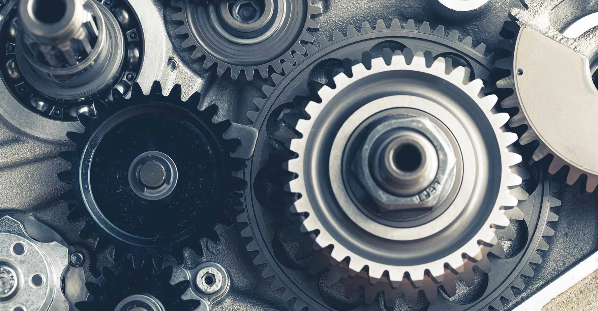 Close-up of gears